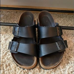 Black Birkenstocks